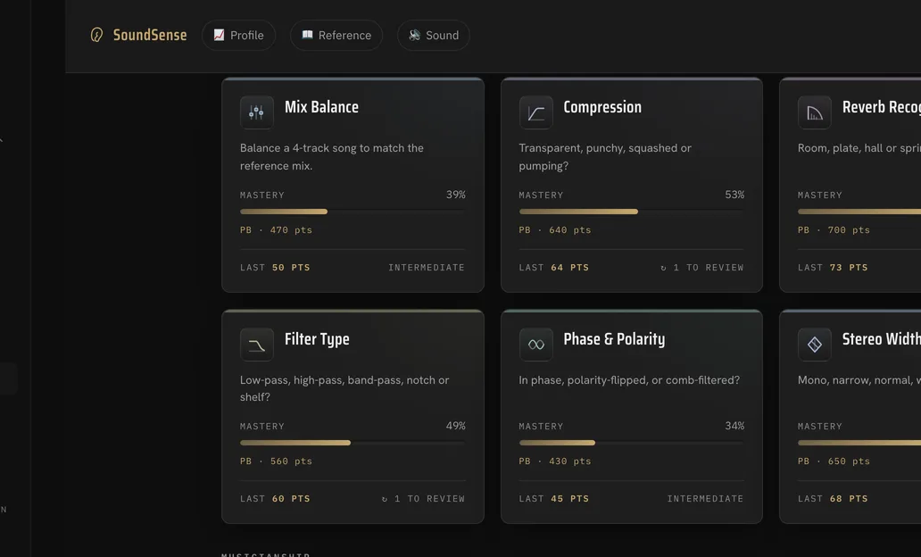 SoundSense screenshot